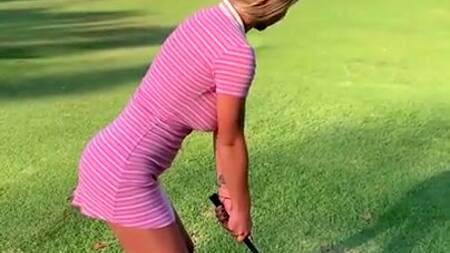 Любительское порно в публичном месте с грудастой блондинкой