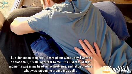 Белокурая краля с шикарной задницей искупает вину сексом