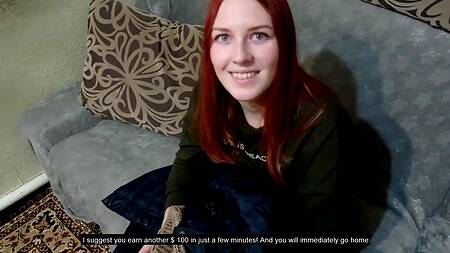 Заплатил за секс рыжеволосой русской девушке и остался доволен