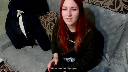 Заплатил за секс рыжеволосой русской девушке и остался доволен