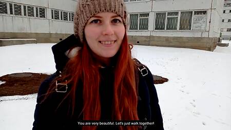 Заплатил за секс рыжеволосой русской девушке и остался доволен