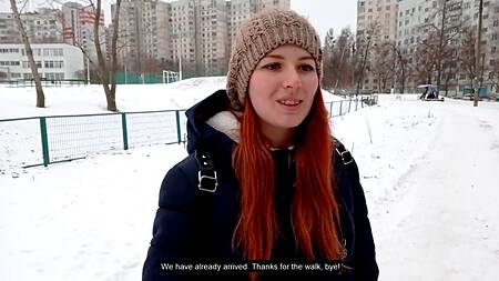 Заплатил за секс рыжеволосой русской девушке и остался доволен