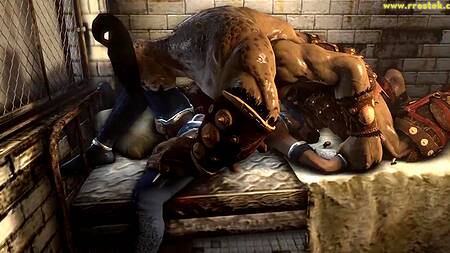 Порно мультик с ужасными монстрами жестко сношающих красивых девушек