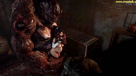 Порно мультик с ужасными монстрами жестко сношающих красивых девушек