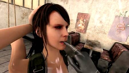 ч1 Жёстко разрывает анус связанной брюнетки