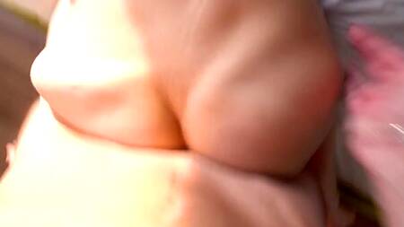 Улетный секс от первого лица с сногсшибательной белокурой телочкой