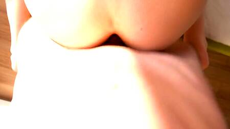 Улетный секс от первого лица с сногсшибательной белокурой телочкой