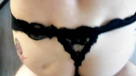 Русское порно от первого лица с красоткой в сексуальном белье