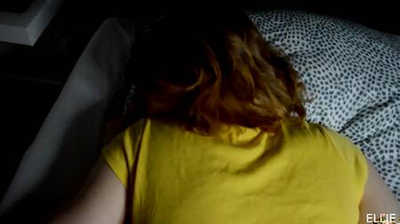 Классный секс от первого лица со спящей русской рыжеволосой девушкой