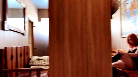 Мокрый секс в душе брата с рыжеволосой красивой сестричкой