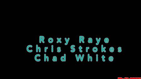 Roxy Raye прибалдела от двойного проникновения мясистых болтов