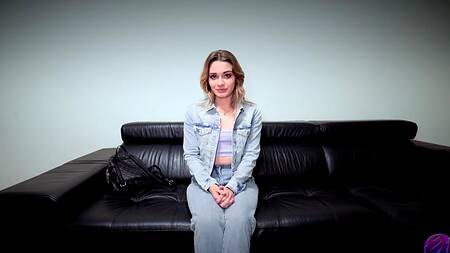 Молодая краля испытала экстаз на порно кастинге от первого лица