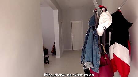 Русская рыжая бестия совратила мастера на все руки