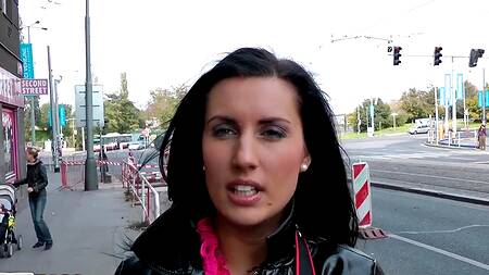 Турист запикапил брюнетку и отодрал на камеру в ближайшем парке