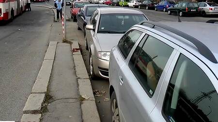 Познакомился с девушкой на остановке и неподалеку трахнул ее