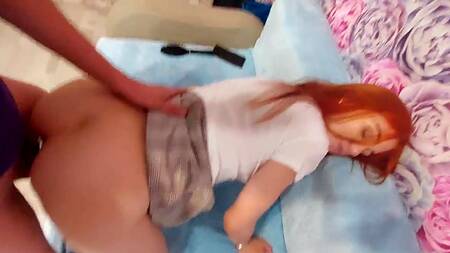 Узкое очко сестры доставило брату подлинное удовольствие