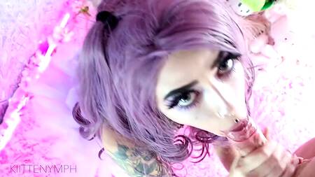 Сказочный анальный секс от первого лица с любительницей аниме