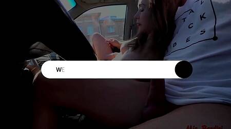 Экстремальный секс за рулем автомобиля с привлекательной сучкой