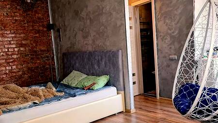 Курьер оттрахал раком бывшую жопастую подружку, которая заказала пиццу и секс