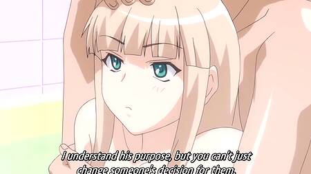 Хентай с горячими грудастыми студентками, которым нужен в мокрую киску член