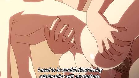 Хентай с горячими грудастыми студентками, которым нужен в мокрую киску член