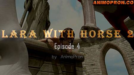 Компьютерную красотку Лару Крофт переполняет сперма от ее жеребца с огромным членом