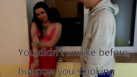 Толстозадая соседка предложила глубокий минет в подъезде после расставания с бойфрендом