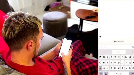 Подцепил в интернете рыжую шлюшку с большими сиськами для жесткого секса на один раз