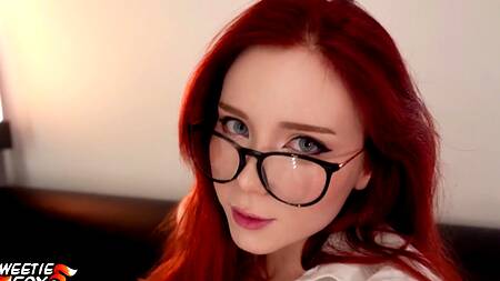 Рыженькой сучке с большой грудью захотелось хардкорного секса с камшотом