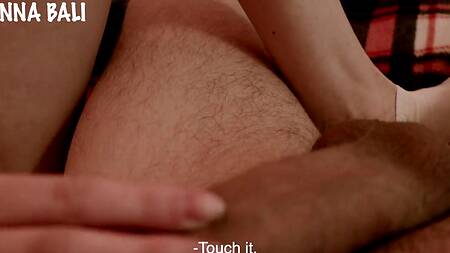 Напуганная голая девушка прячется от грозы на крепком члене соседа, трахаясь от первого лица