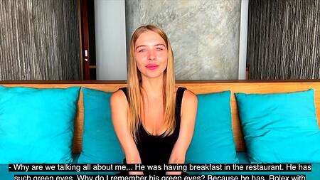 Сеанс терапии для молодой шлюшки закончился очередным сексом и сочным камшотом на лицо