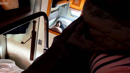 Сынок ебет жопастую русскую мамочку раком коротая поездку в одном купе