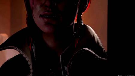 Трансухи с огромными хуями жарят ведьмачку во все дыры, наказывая за похотливость