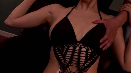 Красивая азиатка кончает от массажа тугой киски и сразу чпокается с самуом