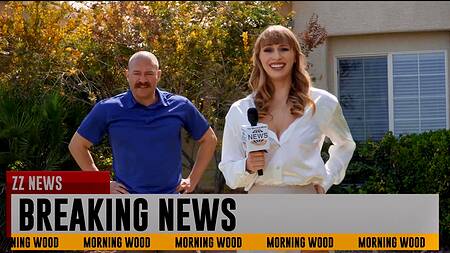 Репортерша после интервью жарко ебется в фургоне