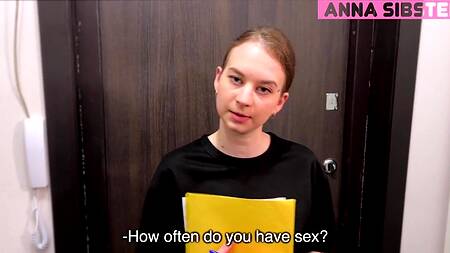 Прошел соцопрос и трахнул милую девку