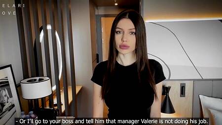 Раз в номере грязно, то нужно выебать администраторшу