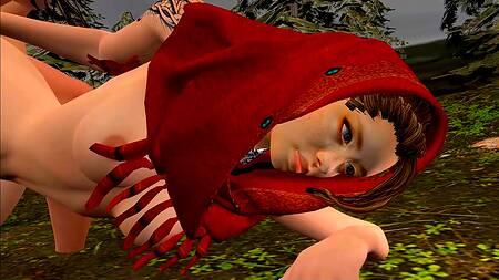 Расказ красной шапочки часть №2 (русская озвучка)