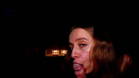 Подборка спермы на лице миленькой рыжей проказницы