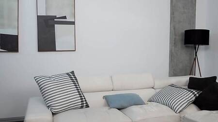 Красивая азиатка приглашает к себе зрелого негра на секс