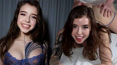 Татуированная неформалка наслаждается жестким сексом