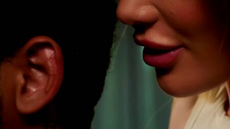 Белокурая милфа угощает черного садовника лимонадом и дает ему в очко