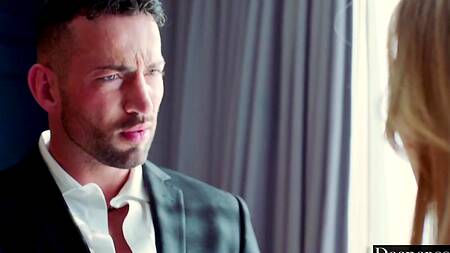 Начальник отшлепал секретаршу и жестко её отжарил