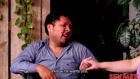 Муж инвалид как жена латинка трахается с двумя