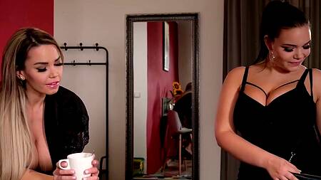 Мужики втроем ебут двух зрелых телок и снимают всё на видео