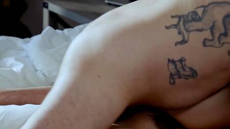 Рыжая Freya Parker в белом платье наслаждается нежным сексом