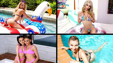 Подборка жаркого секса с худенькими милашками