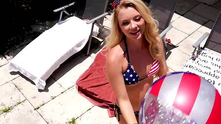 Американская патриотка Riley Star соблазняет на секс