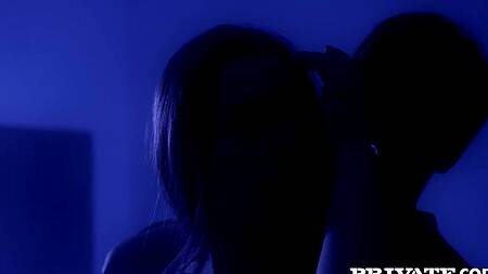 Чувственный секс с балериной за кулисами театра