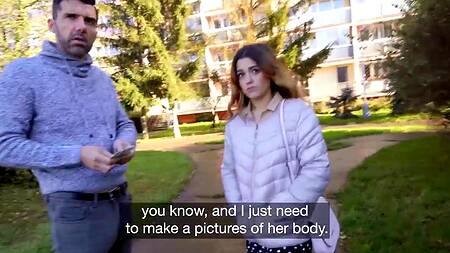 Рыжая девушка ебется за деньги, а её парень становится куколдом